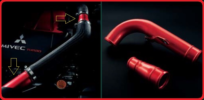 ランエボ10インタークーラーパイプ