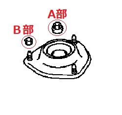ランエボ 強化アッパーマウント・フロント(CN9,CP9,CT9 etc