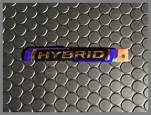 Hybrid ハイブリッド エンブレム 三菱エンブレム マーク ラリーアートエンブレム 三菱車純正部品販売の店 八幡屋